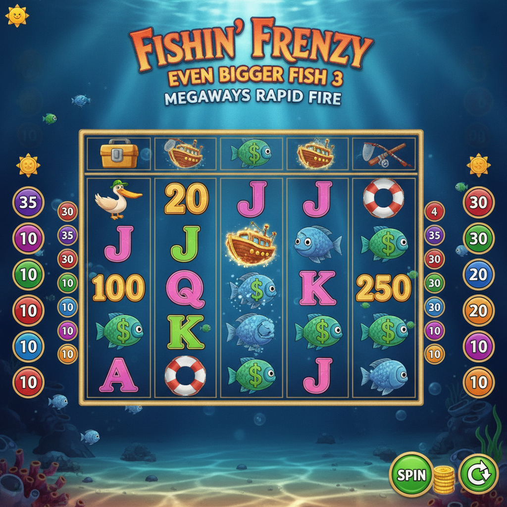 Fishin' Frenzy Even Bigger Fish 3 Megaways Rapid Fire
